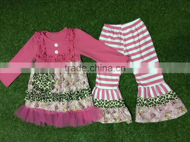 Lovely kids boutique toddler girls boutique clothing sets girls valentines day outfits wholesale