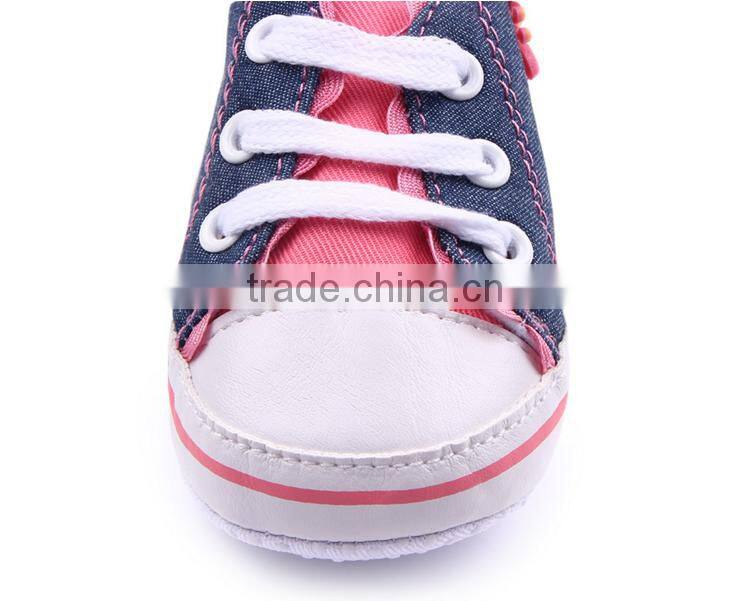 Ruffles mori baby girl's prewalker