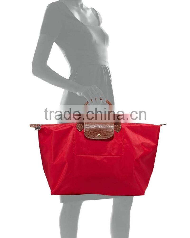 Large travel canvas tote bag reusable non-woven tote bag for women