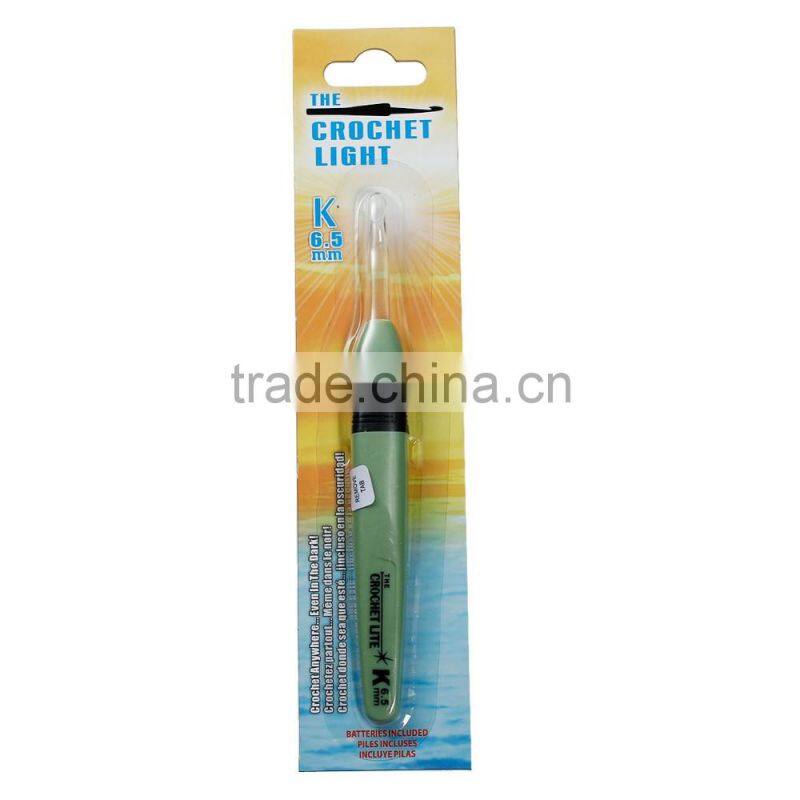 J6.0mm15.6x1.6cm Crochet Hook with Led light