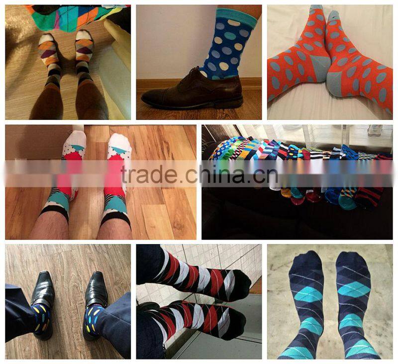 High quality Men rich cotton dress socks man funny sock men crew socks