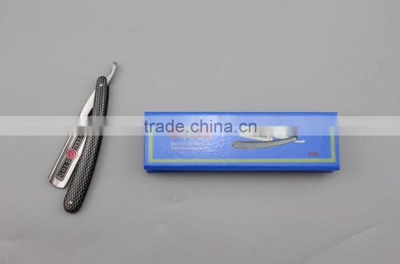 "GOLDOLLAR 208" man's razor carbon steel barber razor cut throat razor
