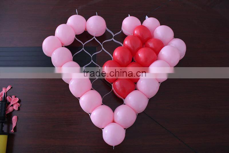 Hot sale Heart Shape Balloon Plastic Shelf Party Supply