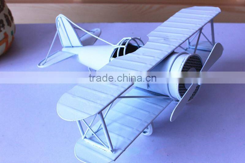 Metal Crafts Vintage Fighter Plane in 4 Tone