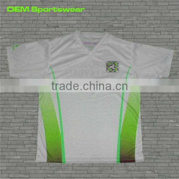Wholesale custom sublimated volleyball uniform for men