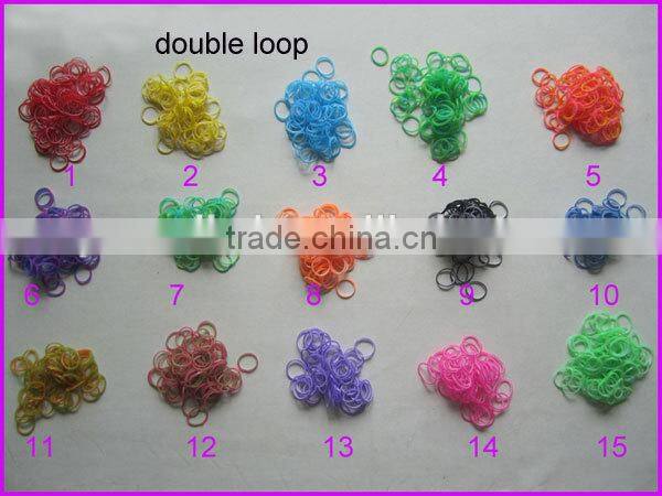 European hot selling DIY refill pack cheap rubber loom bands