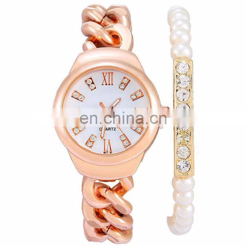 New Arrival Fashion Beautiful Fancy Ladies Gold Bracelet Watch