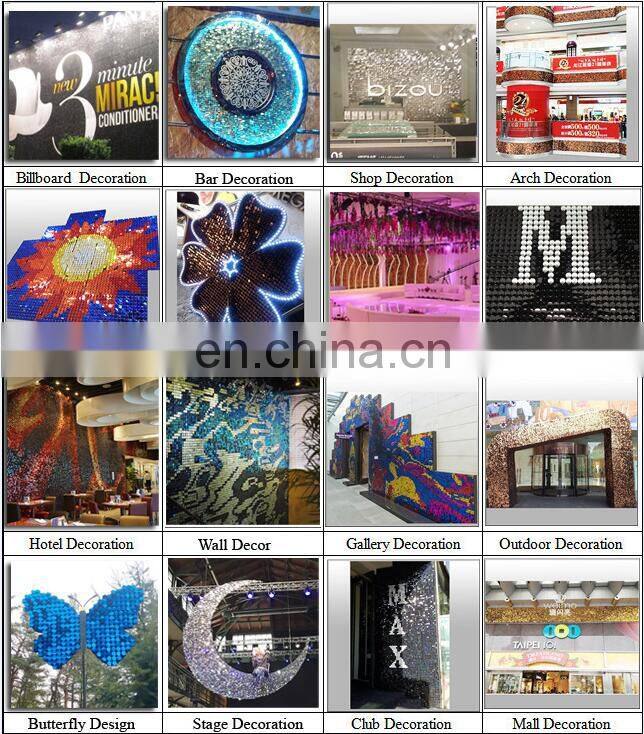 Patent sequin panel 2015 wedding decorations