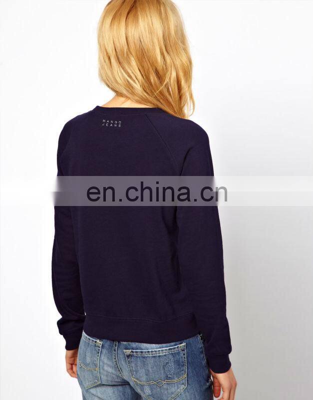 CHEFON Gem Pocket Ladies Long Sleeve Sweat Top CAH0052
