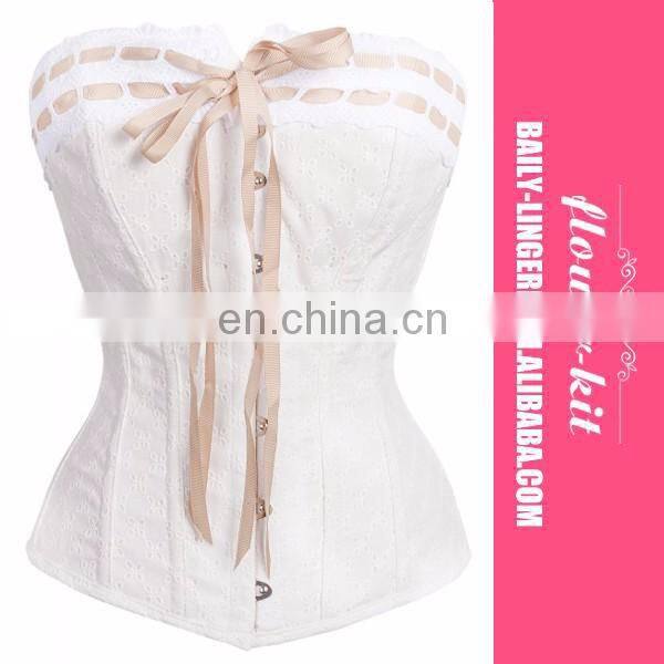 Wholesale Women Sexy Black Underbust Steel Boned Corset