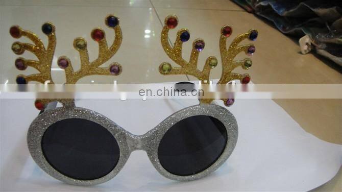 Christmas Antler Party Classic Glitter Festival Glasses