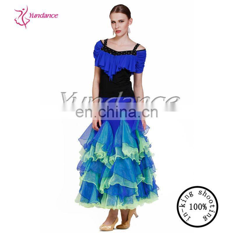 2016 Newest Lyrical Dance Skirt For Ballroom AB026