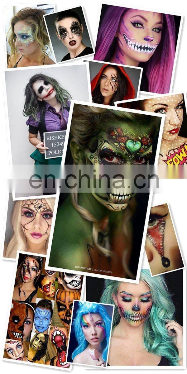 Multi color makeup halloween crayon makeup