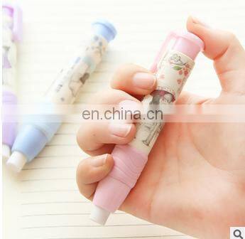 Originality Beautiful Cartoon Pressing eraser pencil rub school child award School Painting Supplies