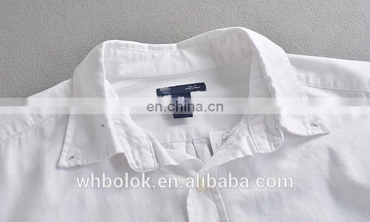OEM Casual Men's fancy style shirt boys 100% cotton shirt joint dress shirt