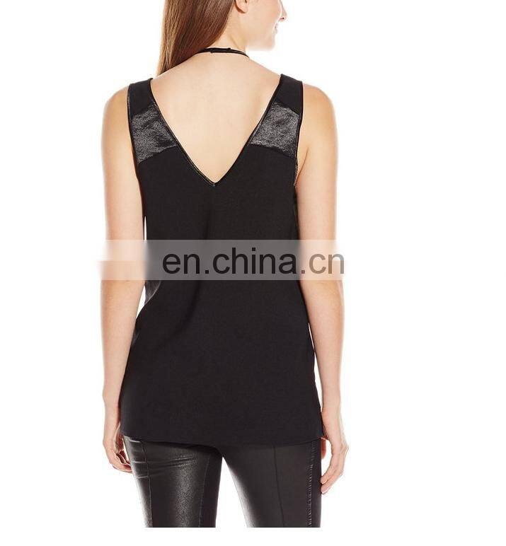 Hot Sale Lady Shirts Sexy V-neck Blouse Tops