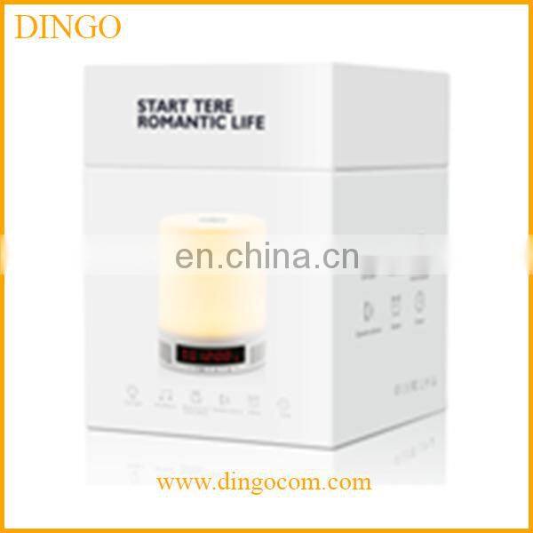 Wireless smart bluetooth speaker lighting with alarm clock smart LED table bluetooth lamp with speaker and alarm functions