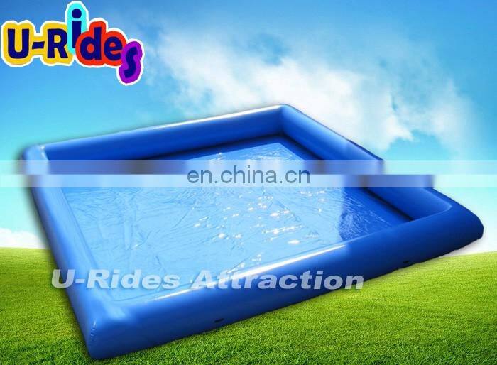Factory price customized dark blue inflatable swimming water pool For indoor