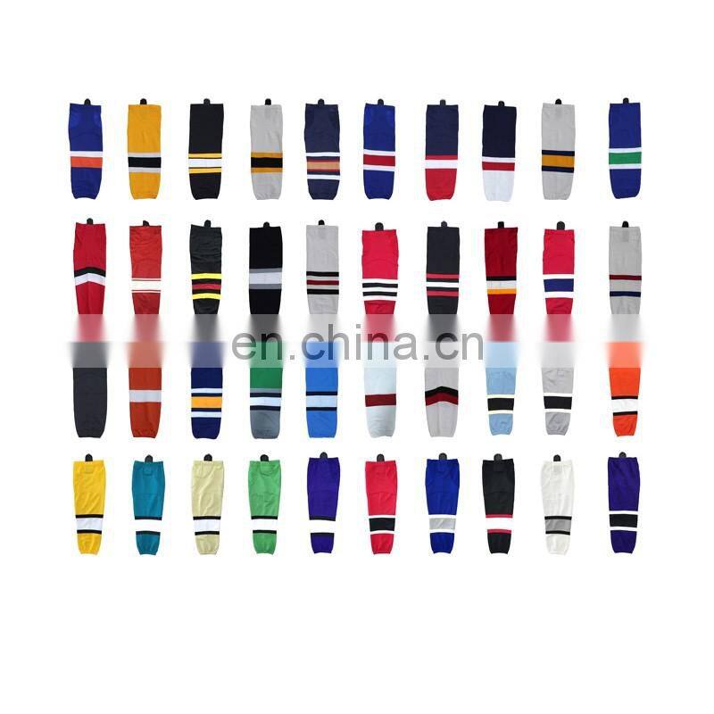 Colorful Black Mesh Ice Hockey Socks