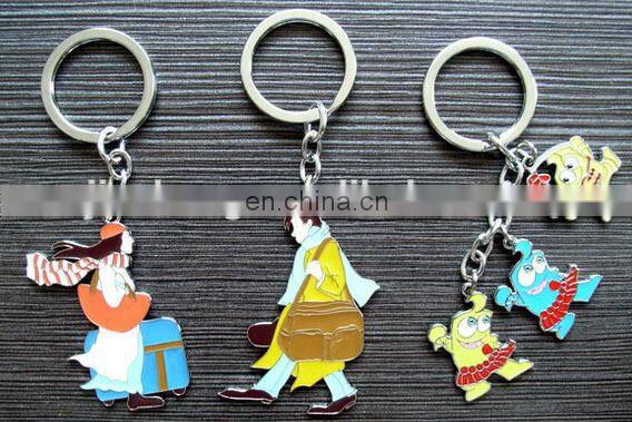 Souvenir custom metal animal shaped keychain