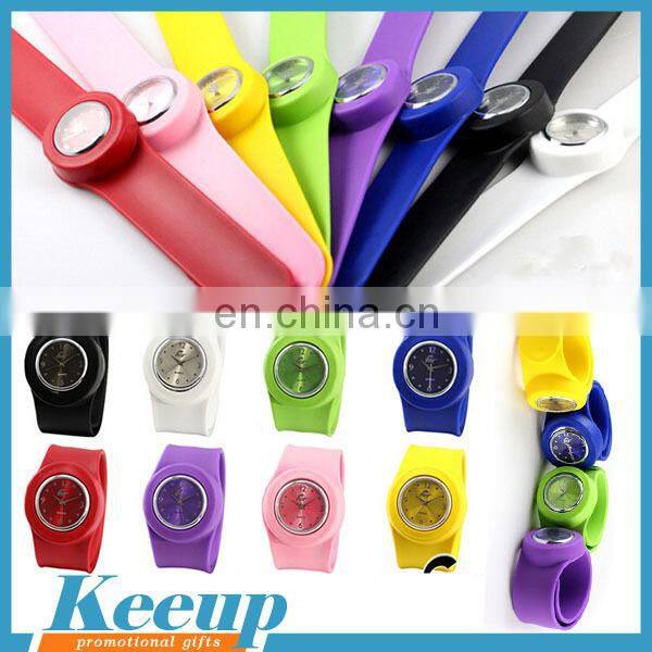 New Design Custom Silicone Slap Watch For Children