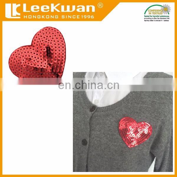 custom design/sequin applique patch /embroidery applique sew on / iron-on clothing patch/decorative patch