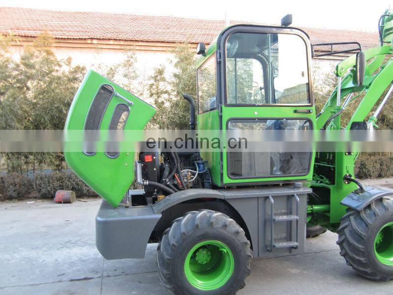 Latest 4WD mini garden loader ZL06Fwith quick coupler