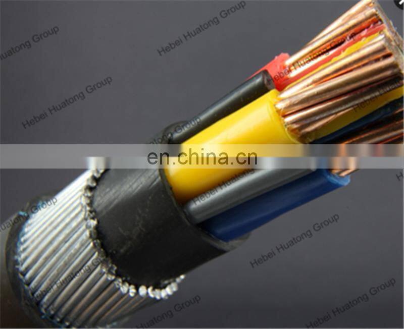 CE certified 4 core 50mm2 xlpe insulation armoured power cable