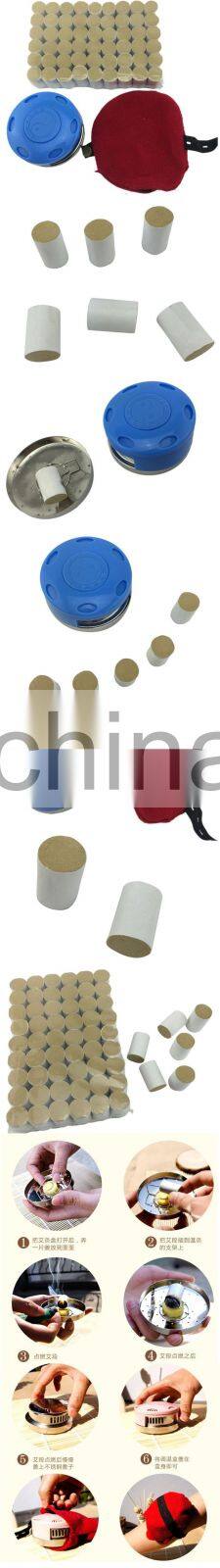 20*33mm 5 years Chen Ai-chu moxibustion moxa Nanyang pure wormwood moxa leaves 54pcs moxa stick acupuncture massage Health care