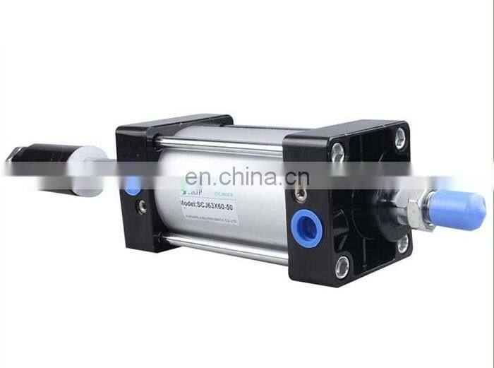 Pneumatic cylinder double acting , 32mm diameter 125mm stroke pneumatic cylinder sc32*125