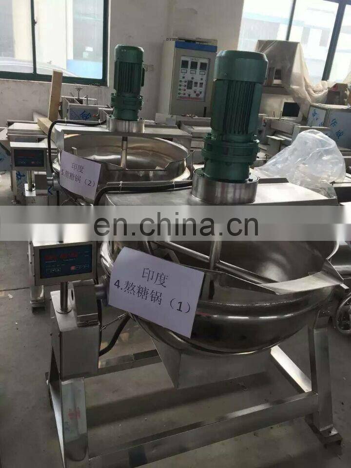 Tilting/agitation Jacketed Kettle/ Boiler/vessel Gas Heating Tilting Jacketed Kettle Steam Jacket Cooking Mixer
