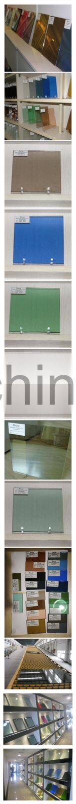 building glass 6mm 4mm 5mm glass for building tinted lake blue grey bronze green clear building glass