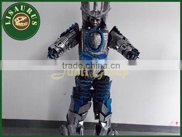 Lisaurus-Da junli hot sell Robot hero figure costume, Robot gris Carro Deportivo