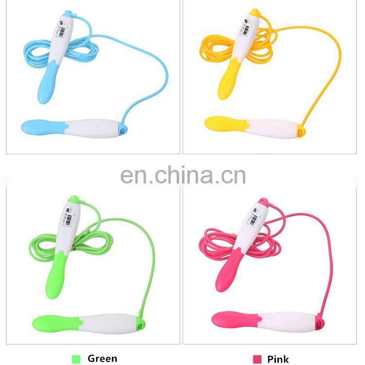 custom logo cheap thick pvc skipping jump ropes calculate count amount rope skipping