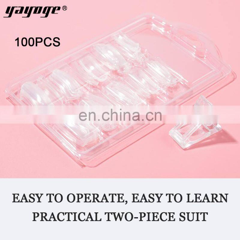 custom press on nails glossy and marble nails false nails