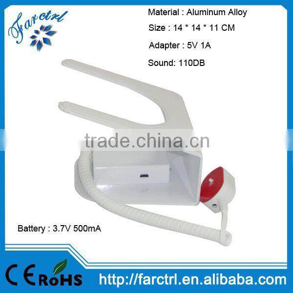 Exhibition Display Tablet Desk Holder With Alarm