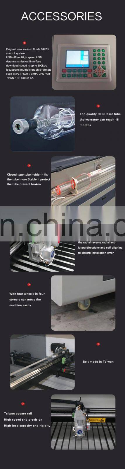 CO2 Laser cutting machine Co2 laser engraving machine for plywood MDF arylic