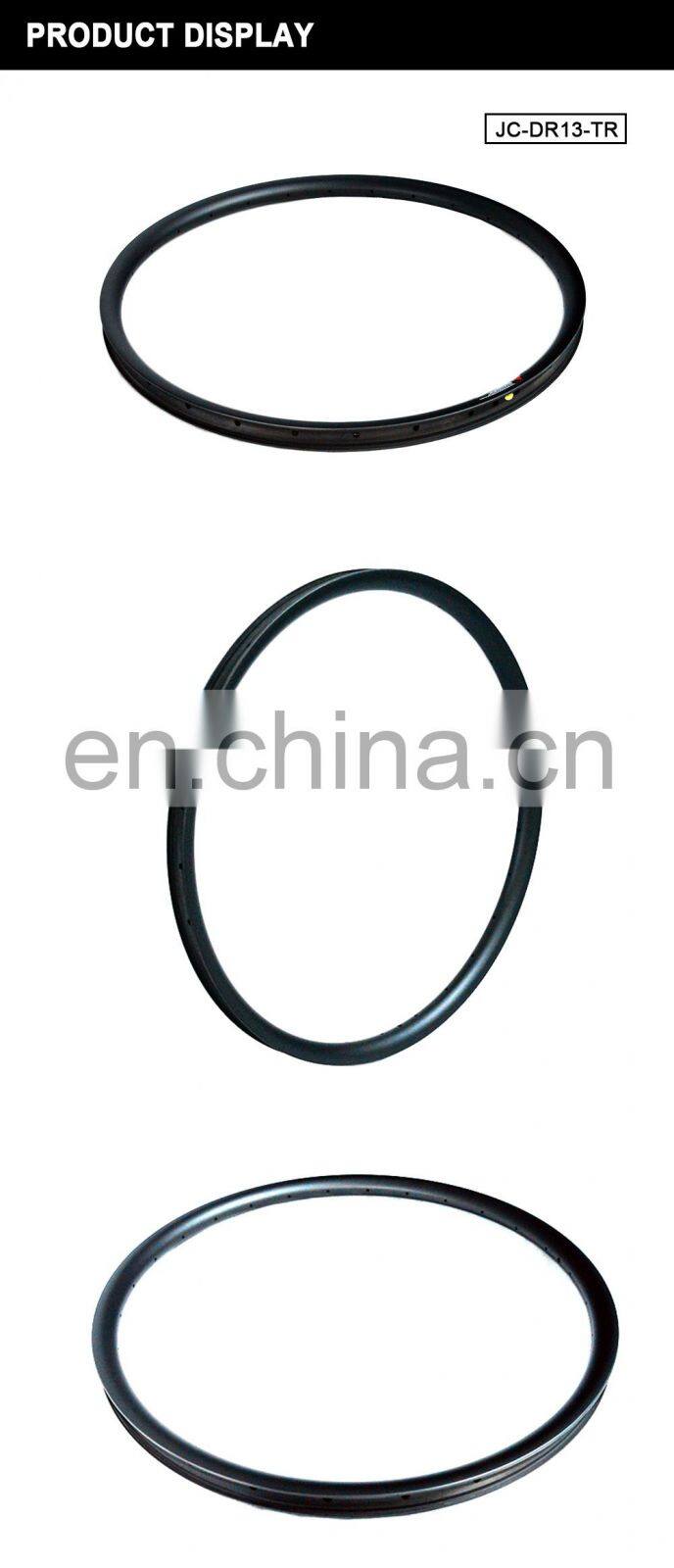Disc Brake MTB Bike Rim U Shape 27.5ER Carbon Tubular Rim 32mm Width Custom Logo