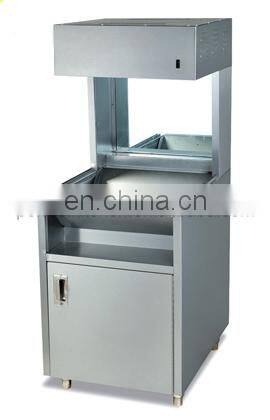 Fast food counter top french fries station for kitchen equipment