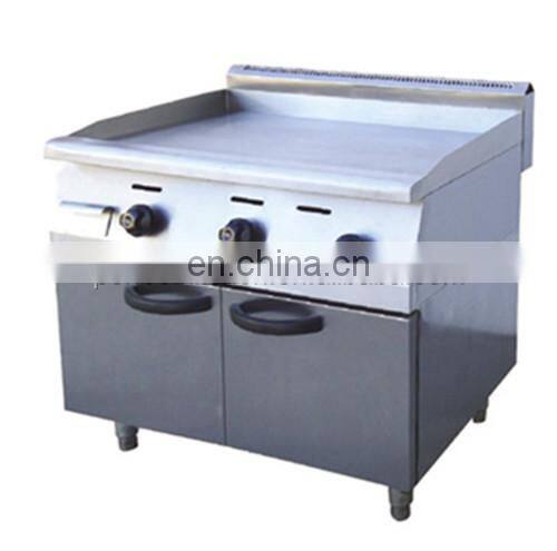 Professional Kitchen gas Hot Plate with heavy Duty / LPG Griddle with cabinet