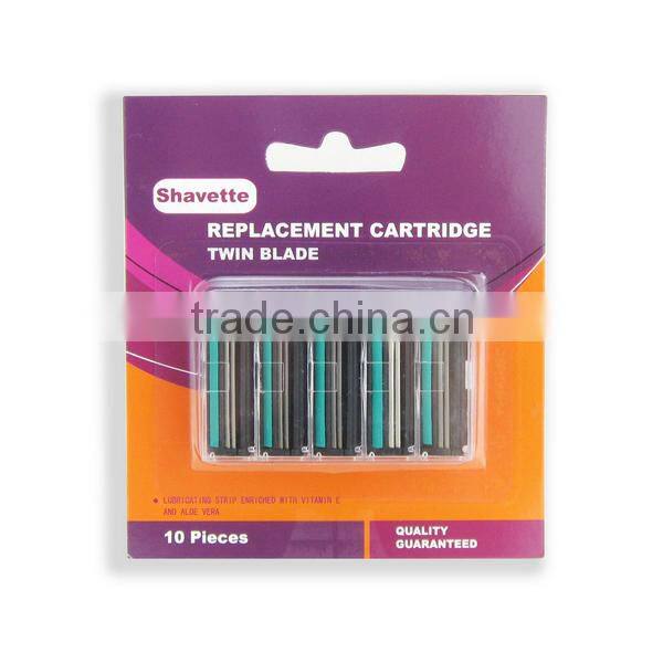 D911-10R High quality Twin blade Gilette vector be in common use shaving blade