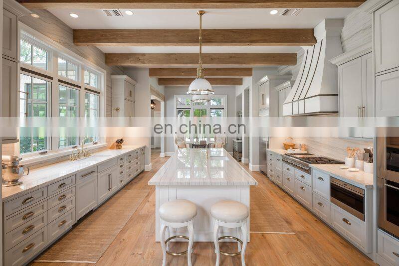 Home furniture Modern wooden kitchen cabinet designs for prefab house