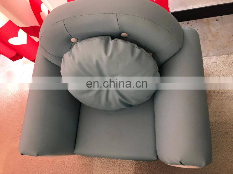 Kindergarten Kid Furniture Wooden Frame Children Bedroom Sponge Soft Sofa Chair for Wholesale