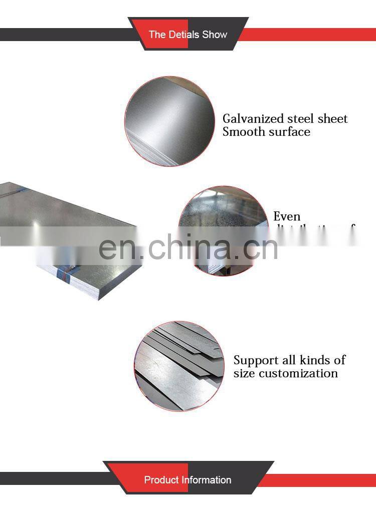Cold rolled GI sheet 0.8 z275 z180 galvanize steel sheet