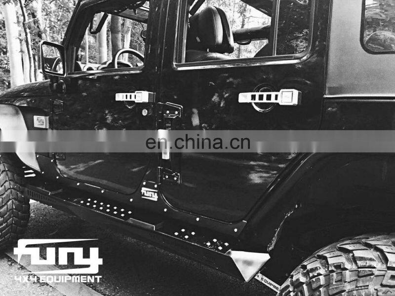 New design 4x4 black handle aluminum 4 Doors for Jeep wrangler JK 2007+ autoparts  from Maiker offroad