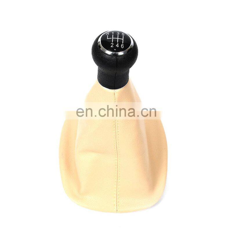 factory wholesale brown Gear Shift handle shifter Knob For Passat B5 98-04