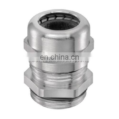 IP68 Nickel Plated Copper Cable Gland 4 to 8mm