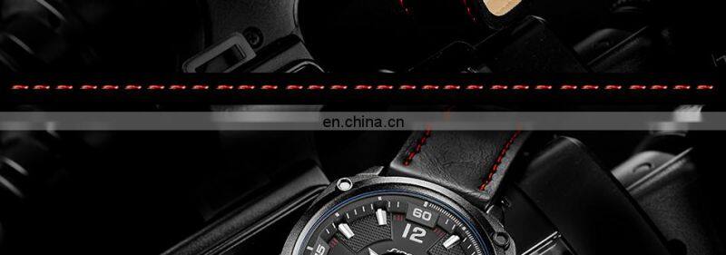 SINOBI Spider Man Watch S9741G Luminous Dial Male Wrist Watch Luxury Calendar Window Masculine Watch Jam Tangan Pria