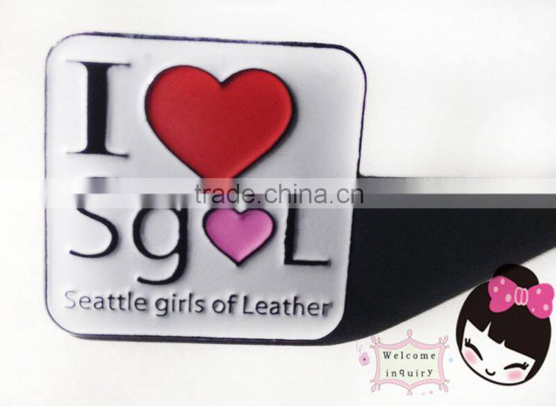 Custom metal lapel pin money clip tie clip elite men's club soft enamel orange letter