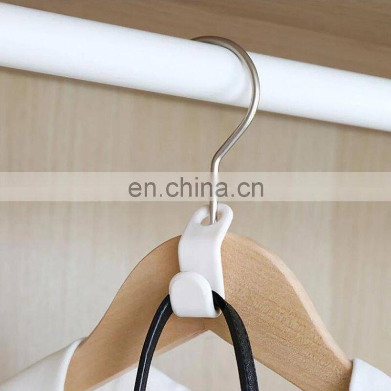 Mini Clothes Hanger Connector Hooks Cascading Plastic Wardrobe Coat Organizer Rack Holder Space Saving for Closet